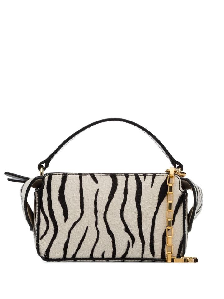 Wandler Zebra Print Mini Bag - White