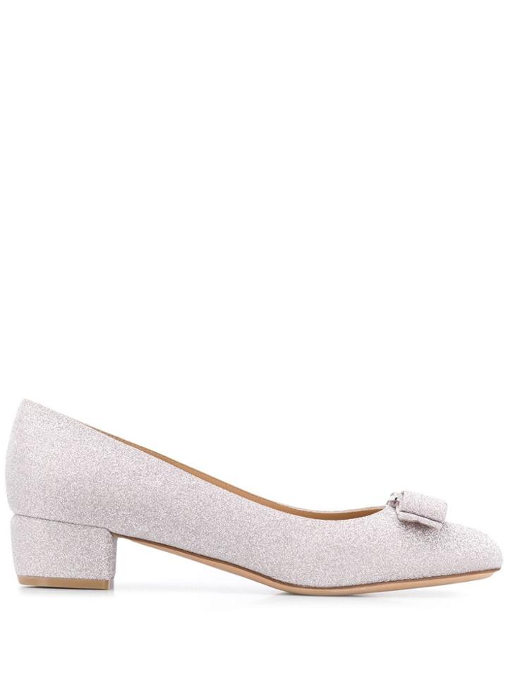 Salvatore Ferragamo Varina Ballerinas - Metallic