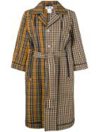 Hope Checked Belted Coat - Neutrals