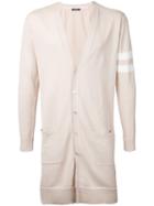 Guild Prime - Long Cardigan - Men - Cotton/linen/flax - 2, Nude/neutrals, Cotton/linen/flax