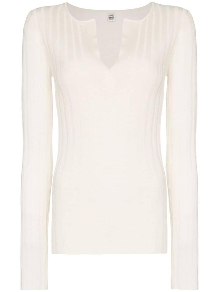 Toteme Aversa Ribbed T-shirt - White
