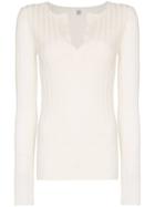 Toteme Aversa Ribbed T-shirt - White