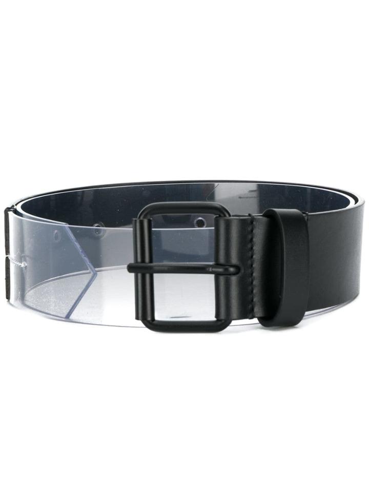 Mm6 Maison Margiela Contrast Belt - Black