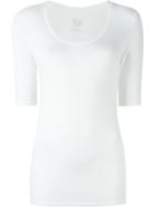 Majestic Filatures Scoop Neck T-shirt, Women's, Size: Iii, White, Viscose/spandex/elastane