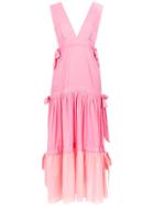 Clube Bossa Panelled Bougen Dress - Pink & Purple