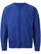 Kazuyuki Kumagai - Arm Pocket Collarless Jacket - Men - Nylon - 3, Blue, Nylon