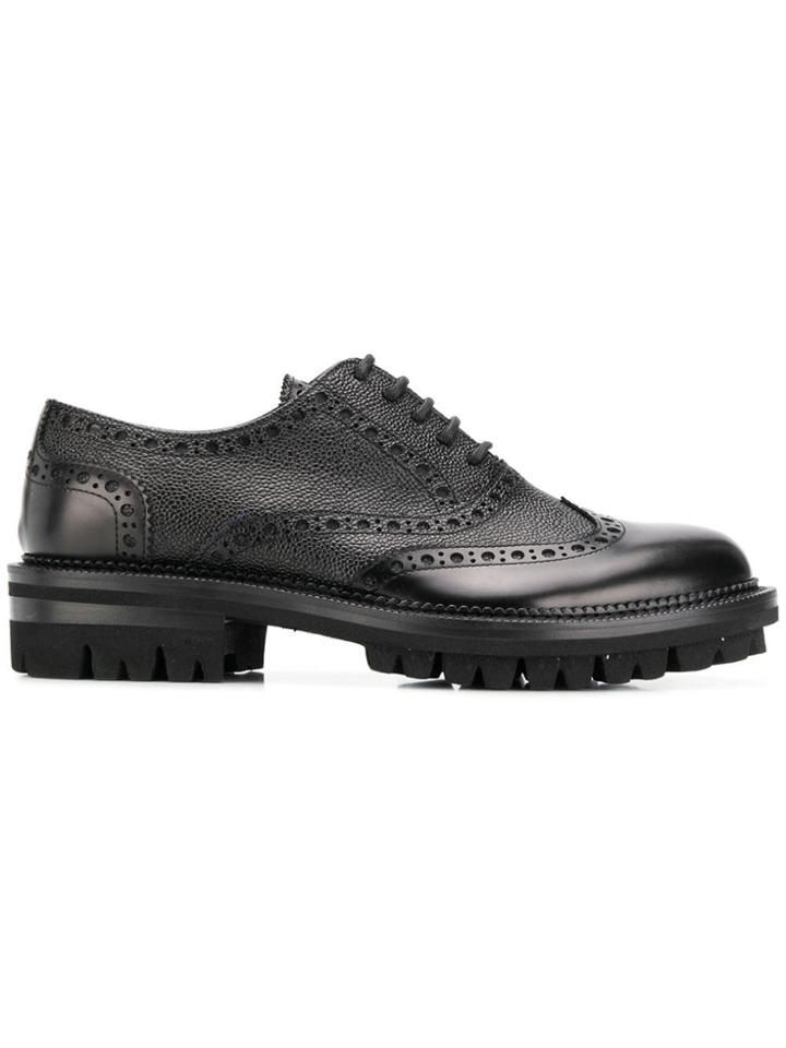 Dsquared2 Texture Detail Brogues - Black