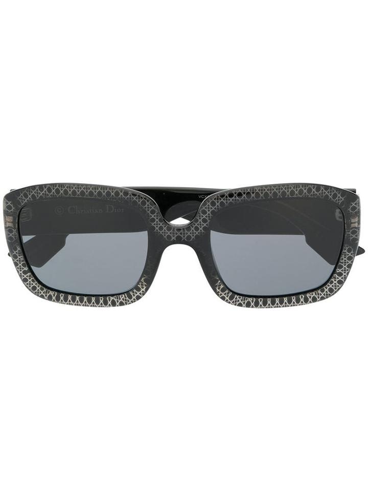 Dior Eyewear Abstract Pattern Sunglasses - Black