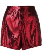 Philosophy Di Lorenzo Serafini Sequin Embellished Shorts - Red