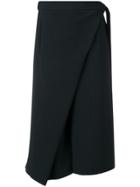 Chalayan Wrapped Front Culottes - Black