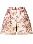 Pierre-louis Mascia Floral Panel Shorts - Multicolour
