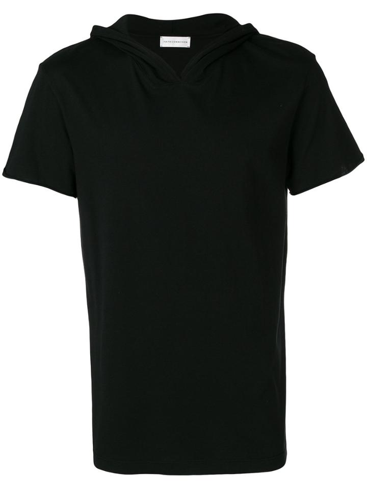 Faith Connexion Hooded Short-sleeve T-shirt - Black