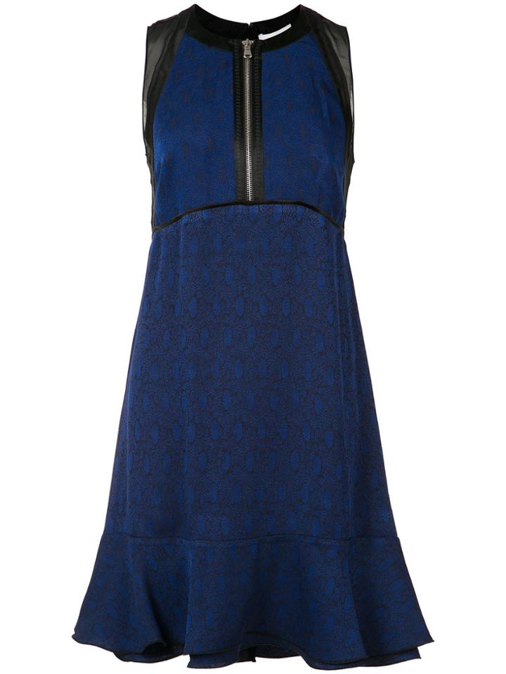 3.1 Phillip Lim Sleeveless Dress With Ruffle - Blue