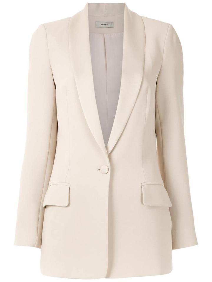Egrey Single Breasted Blazer - Neutrals