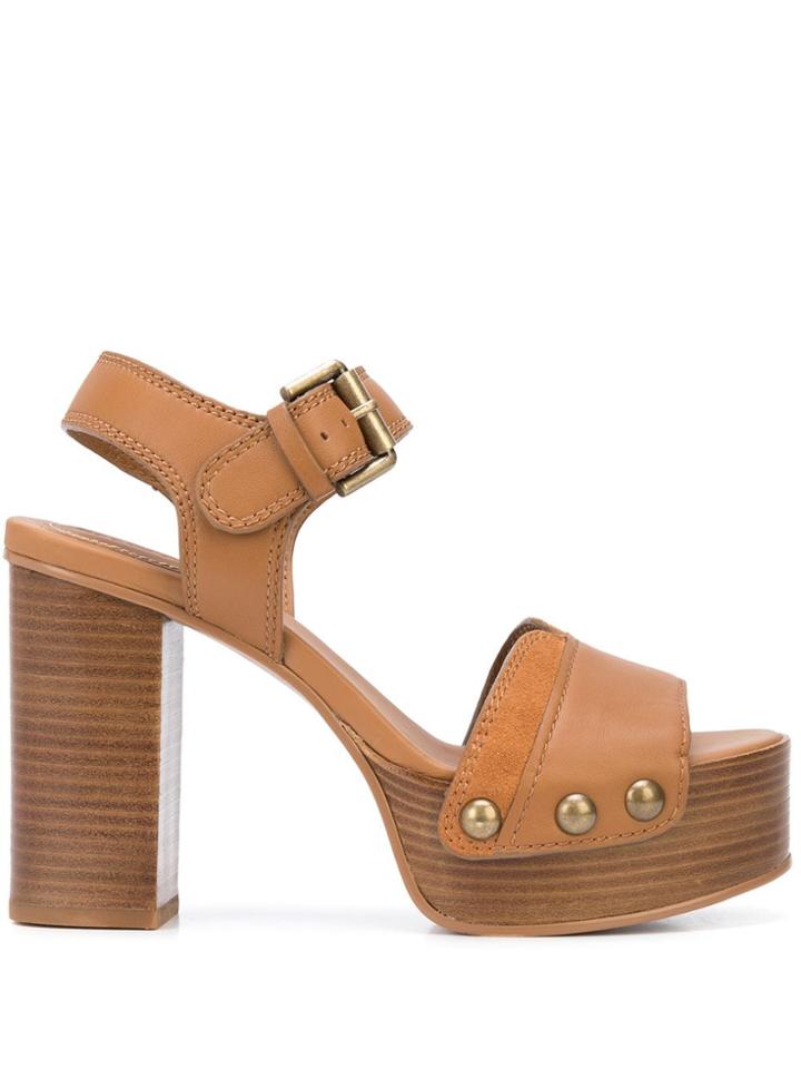 See By Chloé See By Chloé Sb34122a Cuoio Natural (veg)->cotton - Brown