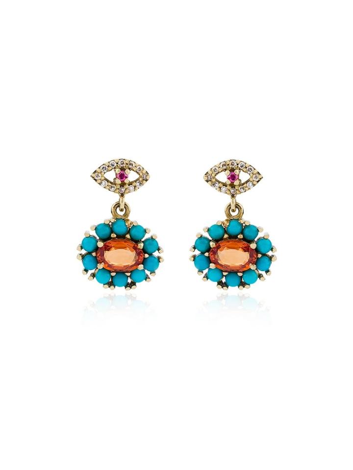 Ileana Makri Dream Flower Earrings - Metallic