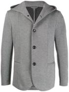 Emporio Armani Hooded Blazer - Grey