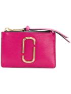 Marc Jacobs Leather Snapshot Wallet - Pink & Purple