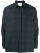Stephan Schneider Checked Longsleeved Shirt - Blue