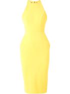 Alex Perry Aileen Dress, Women's, Size: 8, Yellow/orange, Polyester