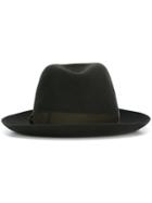 Borsalino Classic Panama Hat, Men's, Size: 57, Green, Wool Felt