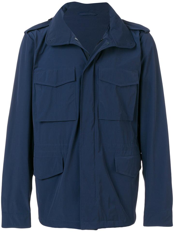 Aspesi Patch Pocket Jacket - Blue