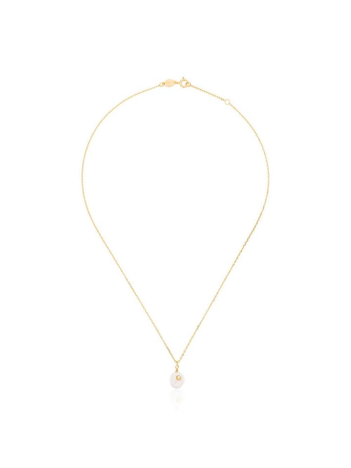 Anni Lu Gold Plated Opal And Pearl Necklace - Unavailable