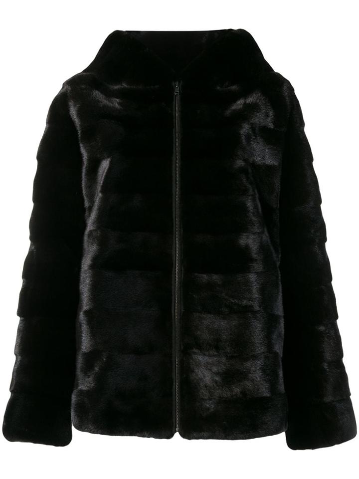 Liska Rita Hooded Jacket - Black