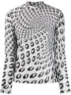 Coperni Printed Lurex T-shirt - Silver