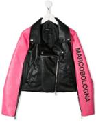 Marco Bologna Kids Block Sleeves Jacket - Black