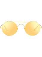 Linda Farrow 427 C1 Browline Sunglasses - Yellow