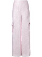 Bambah Magnolia Cargo Pants - Pink & Purple