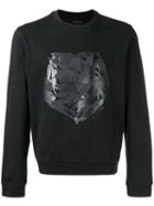 Z Zegna Printed Sweatshirt, Men's, Size: Xl, Black, Cotton
