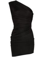 Alexandre Vauthier One Shoulder Mini Dress - Black