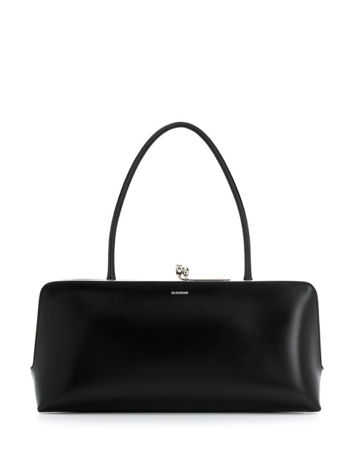 Jil Sander One Strap Tote Bag - Black