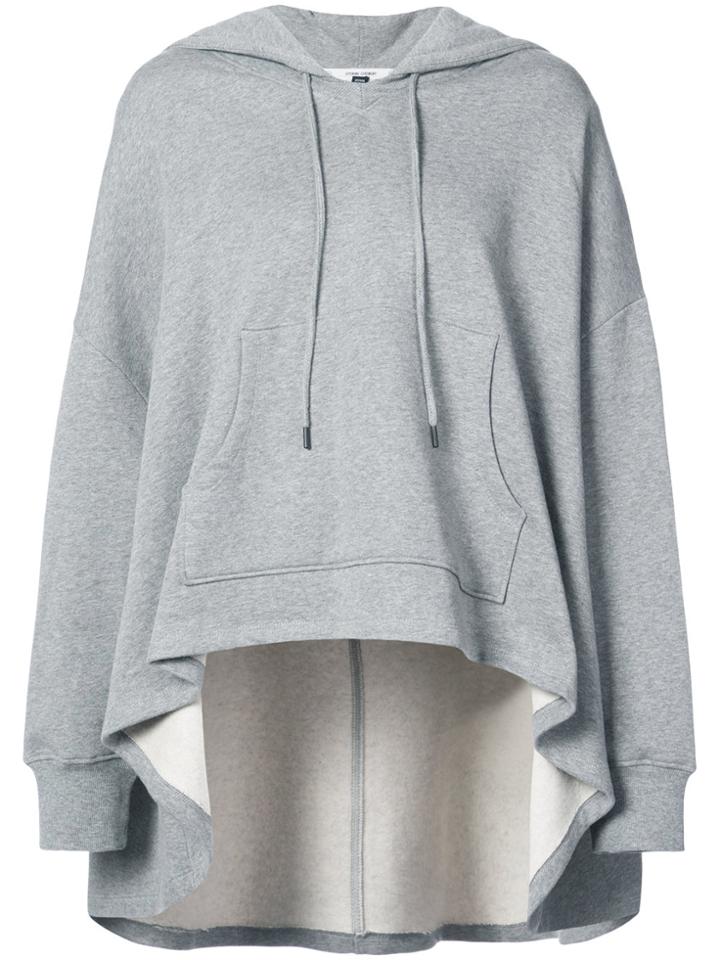 Opening Ceremony Logo Cape Hoodie - Grey