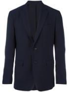 Salvatore Ferragamo Virgin Wool Blazer, Men's, Size: 56, Blue, Wool