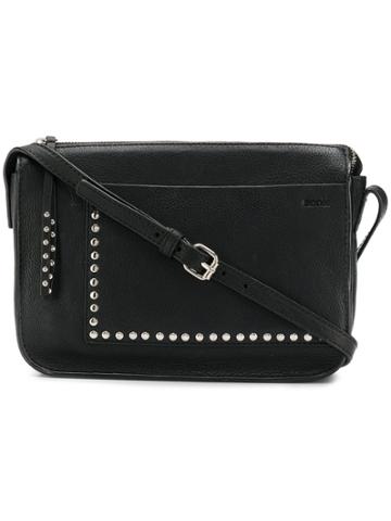 Acoté Stud Detailed Shoulder Bag - Black