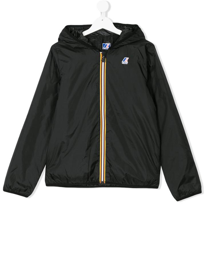 K Way Kids Teen Claudette Windbreaker - Black