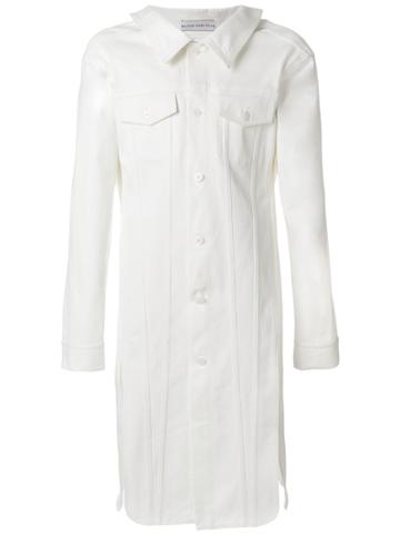 Matthew Adam Dolan Oversized Denim Jacket - White