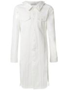 Matthew Adam Dolan Oversized Denim Jacket - White