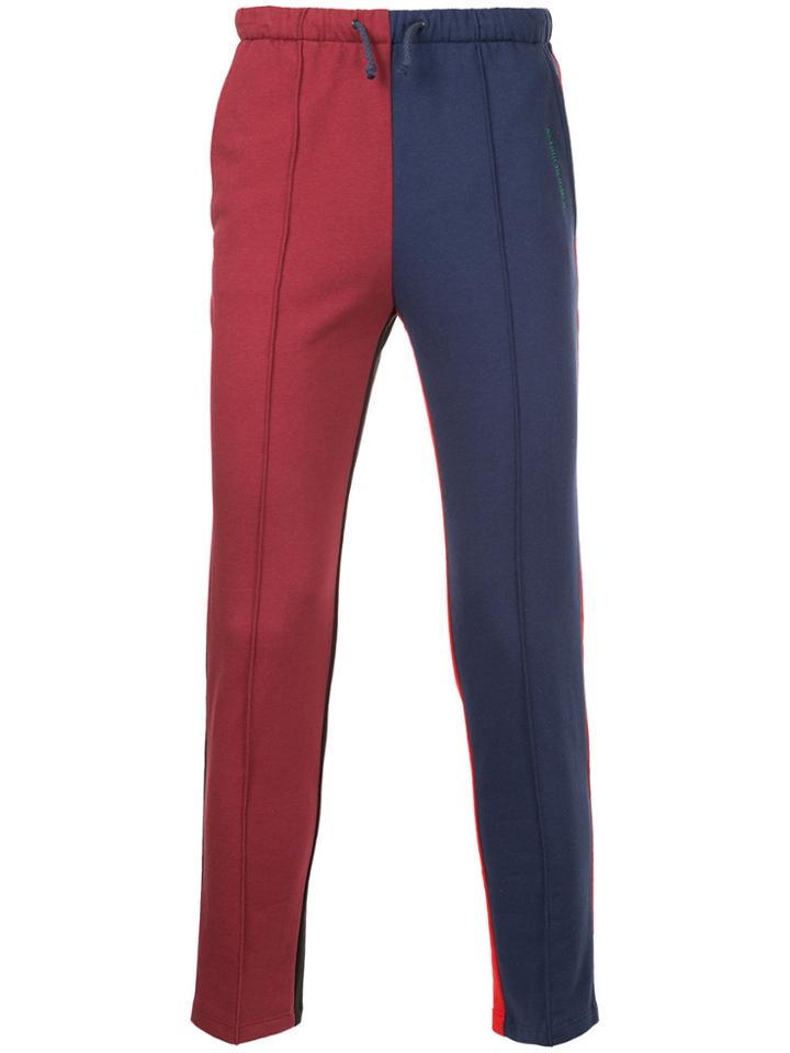 Astrid Deigner Colour Block Sweatpants - Red