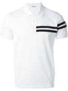 Moncler Stripe Detail Polo Shirt