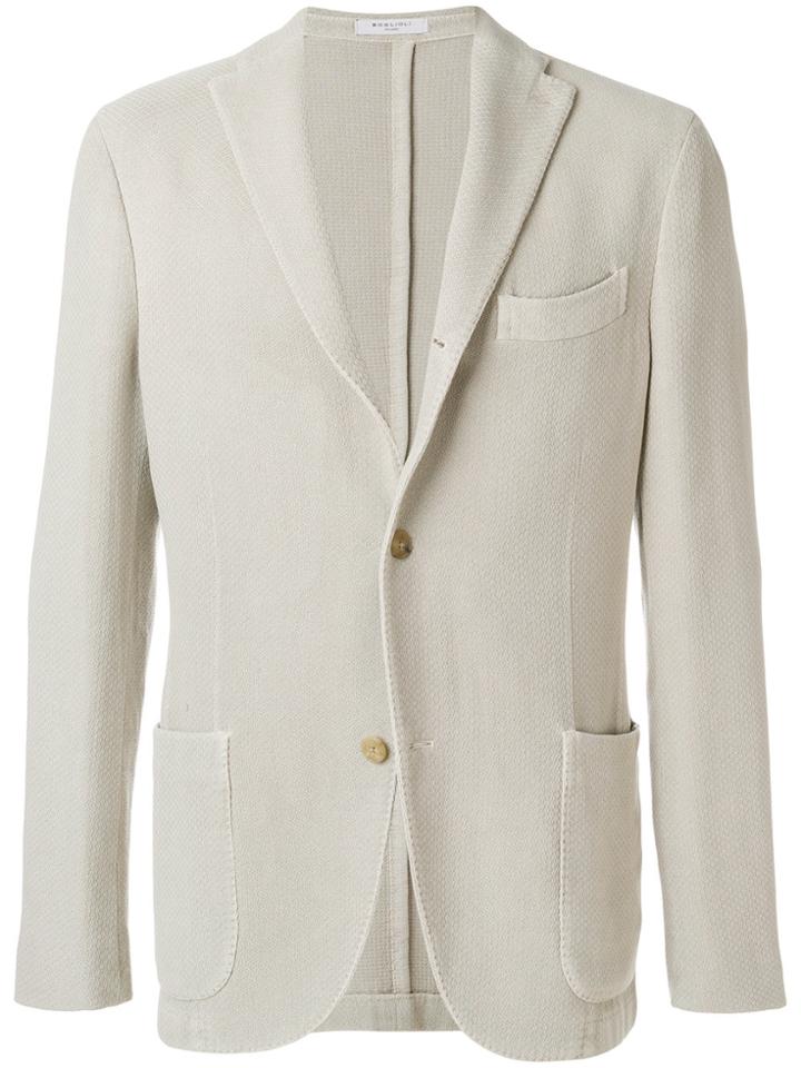 Boglioli Single Breasted Blazer - Nude & Neutrals
