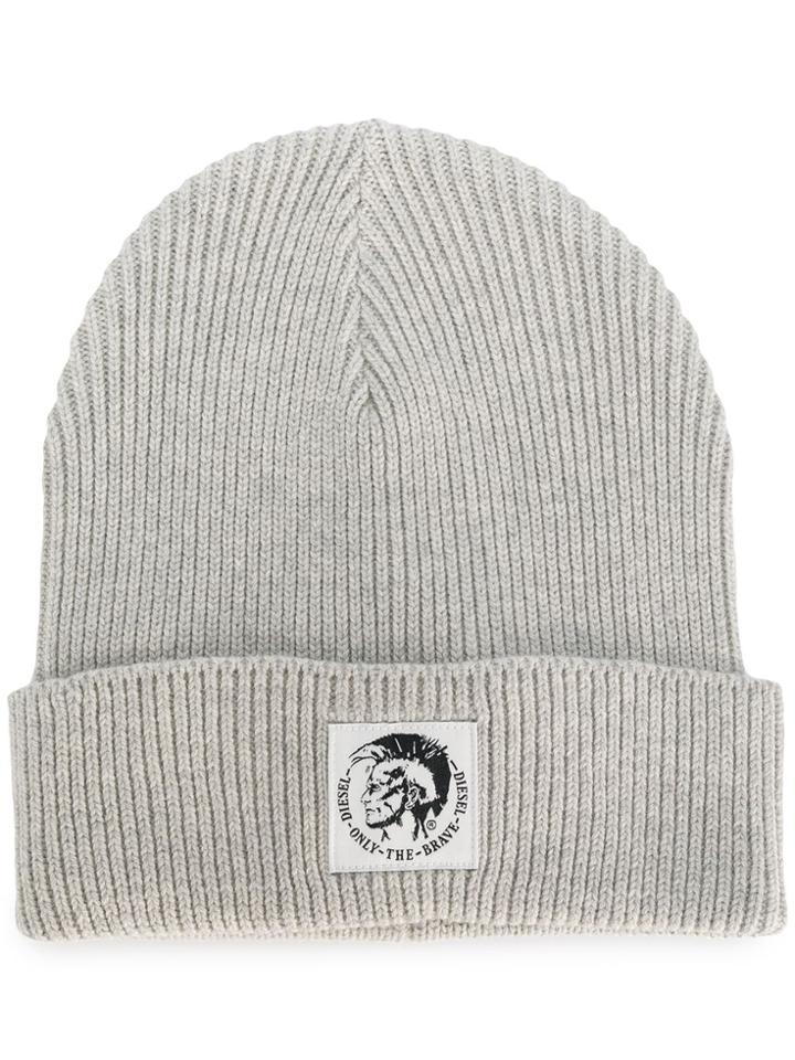 Diesel K-coder Beanie - Grey