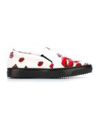 Giamba Ladybug Print Slip-on Shoes