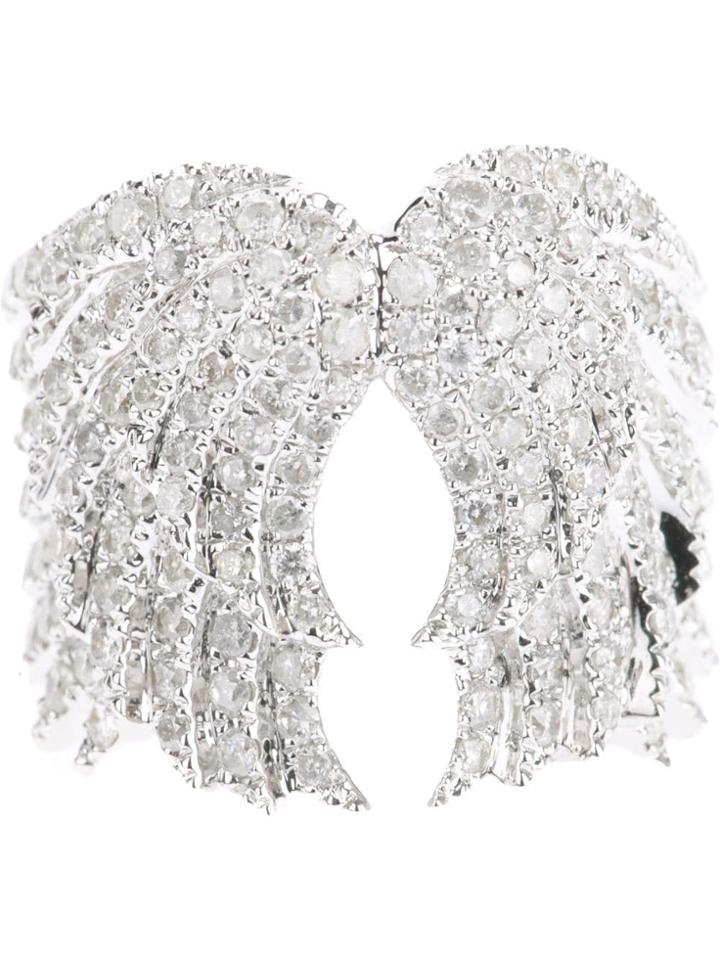 Elise Dray 'wings' Ring - Metallic