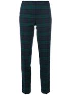 P.a.r.o.s.h. Tartan Studded Trousers - Green