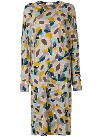 Minä Perhonen Floral Print Dress - Grey