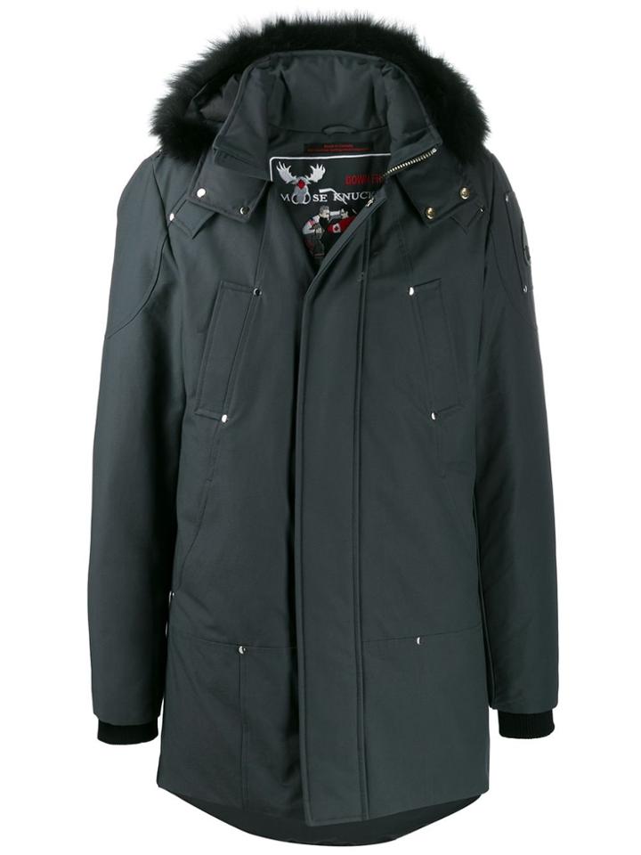 Moose Knuckles Stirling Parka Grey - Blue